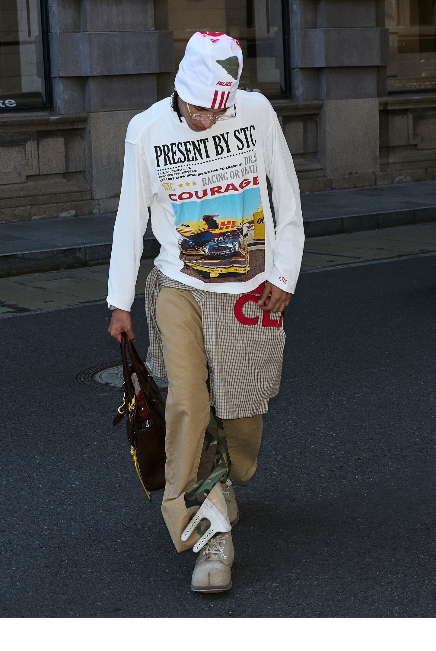 Loose Round Neck Print T-Shirt