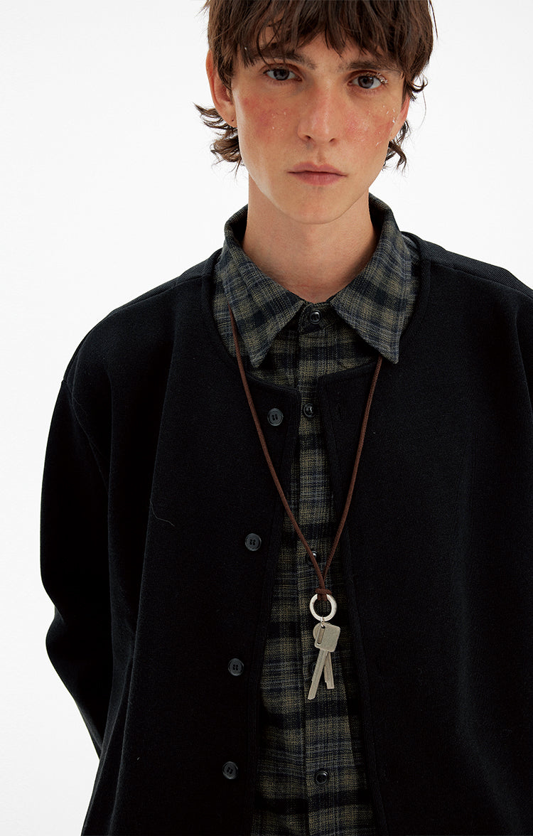 Patchwork Two-Piece Cardigan