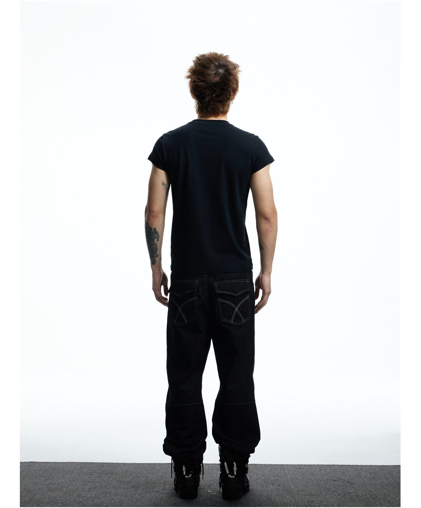 Skeleton Print  Slim-Fit T-Shirt