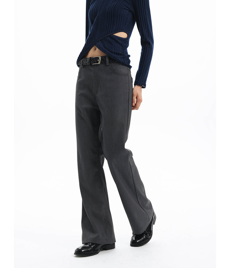 Micro Flare Slim Casual Pants