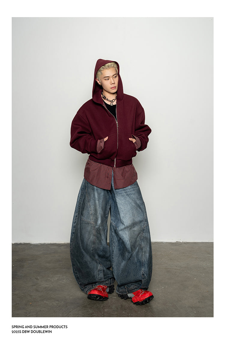 Air Layer Fake Two-Piece Sweatshirt