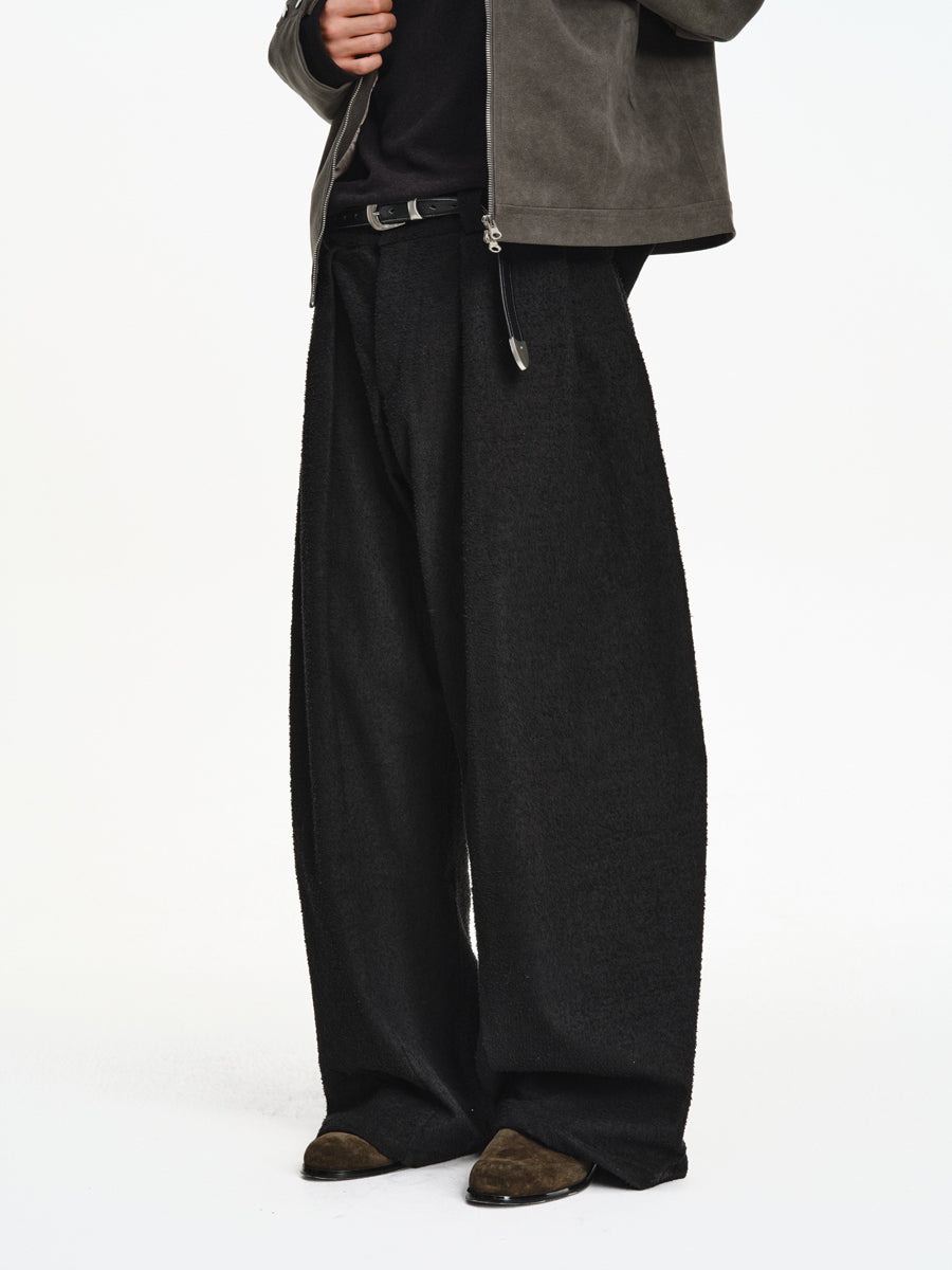 Custom-Woven Twill Casual Pants