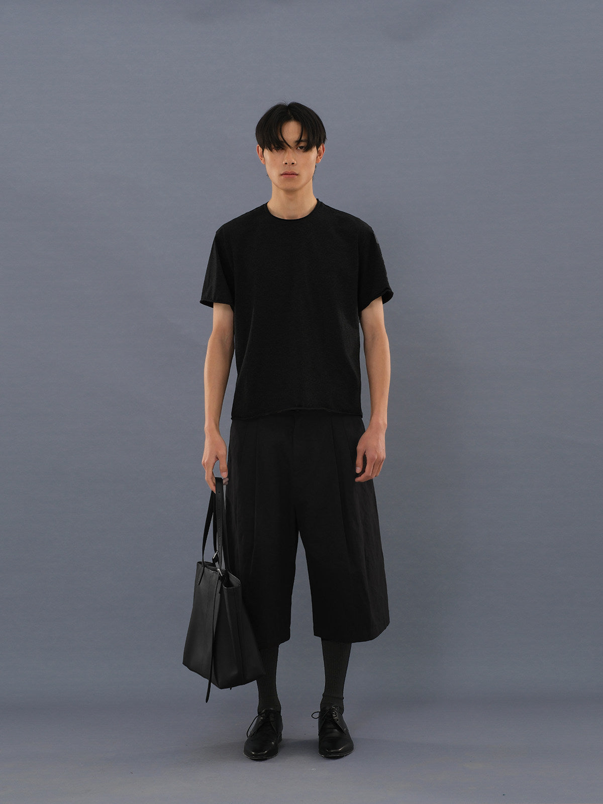 Rolled-Edge Cotton T-Shirt