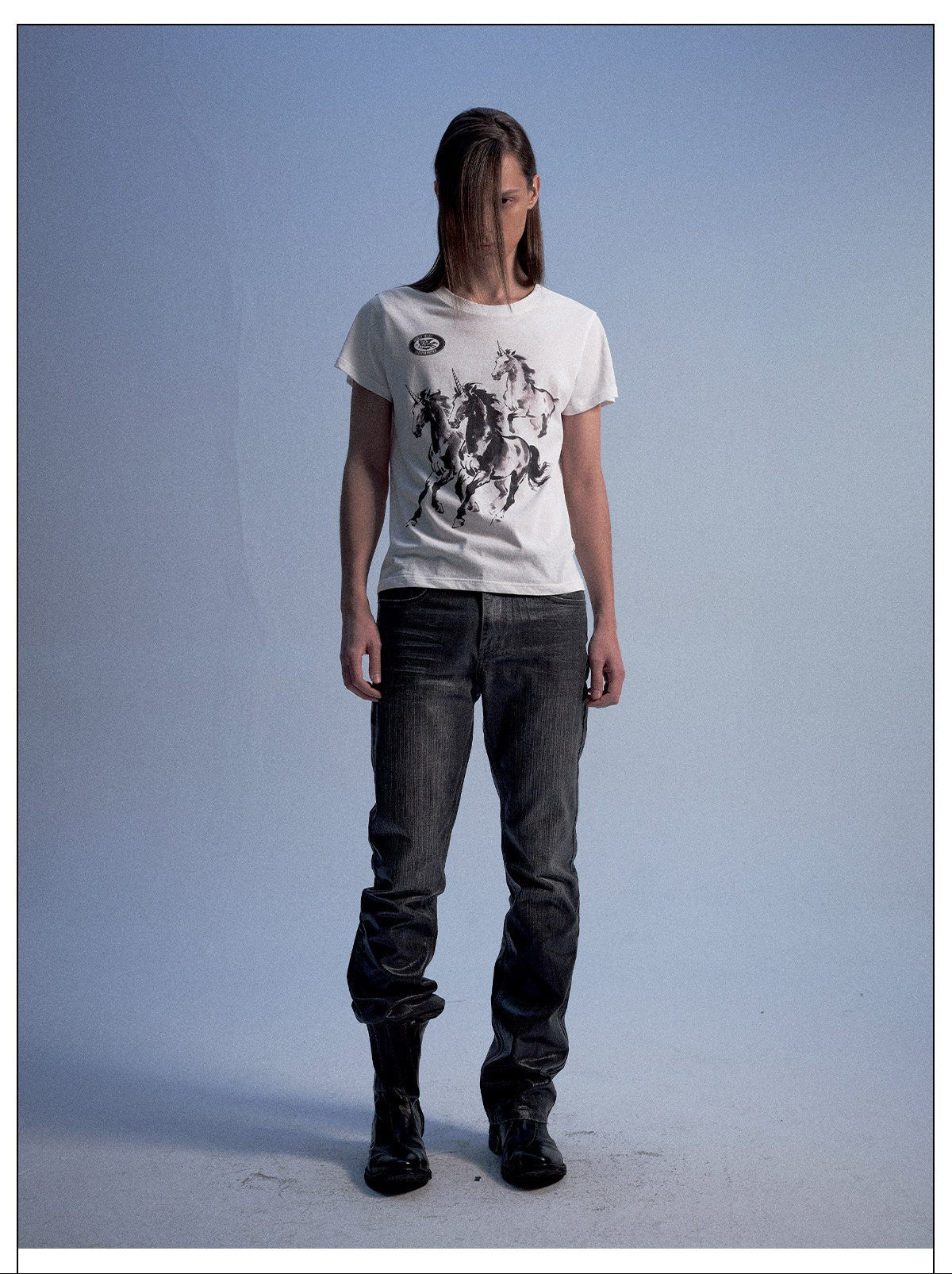 Printed Crew-Neck T-Shirt