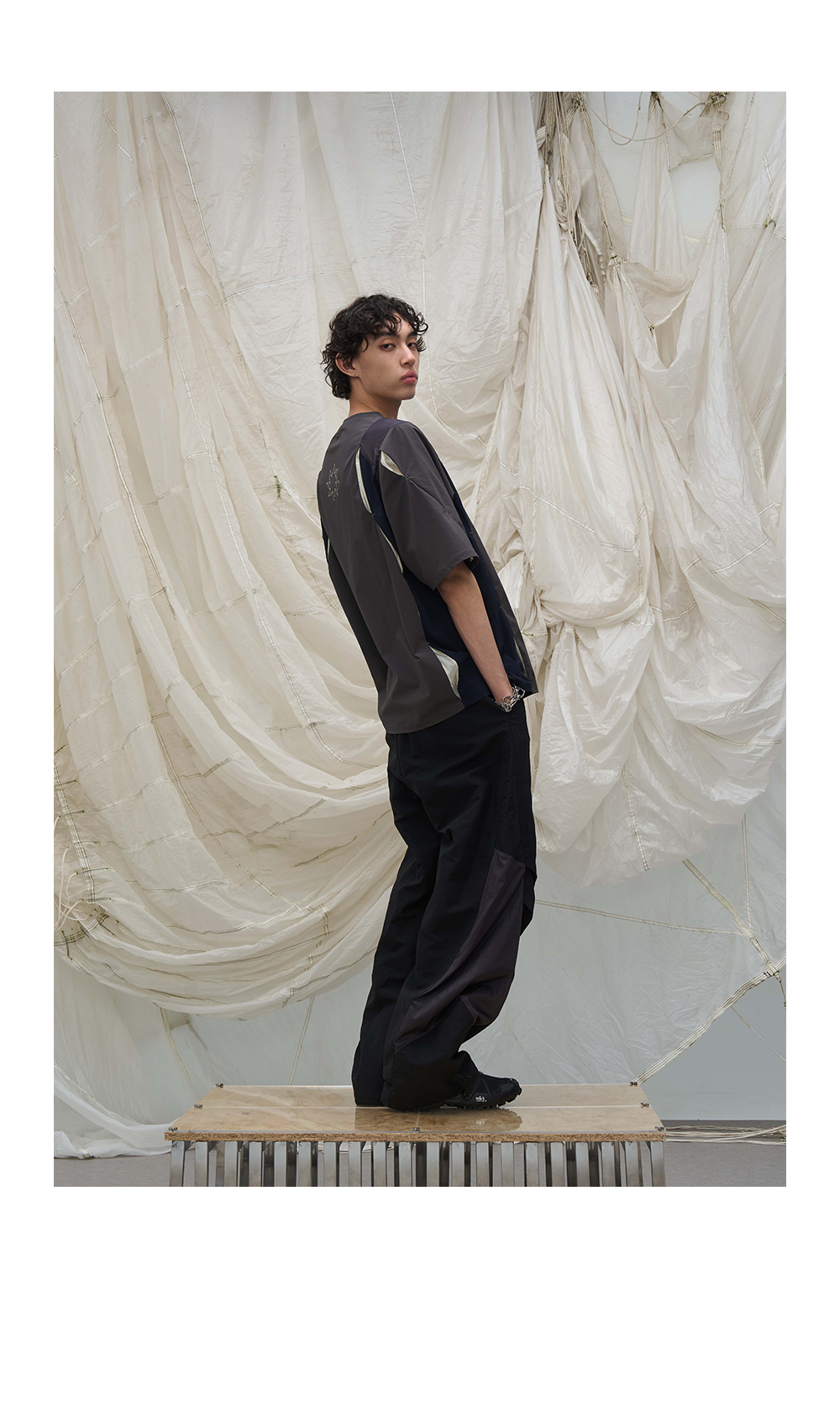 Windproof Deconstructed Casual Pants