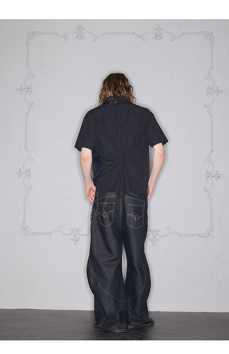 Mix of different materials Shirt