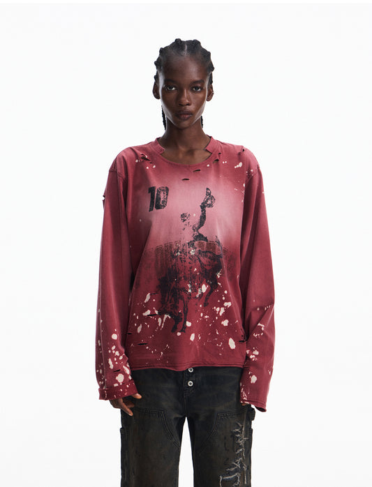 잉크 워시 올드 T-Shirt