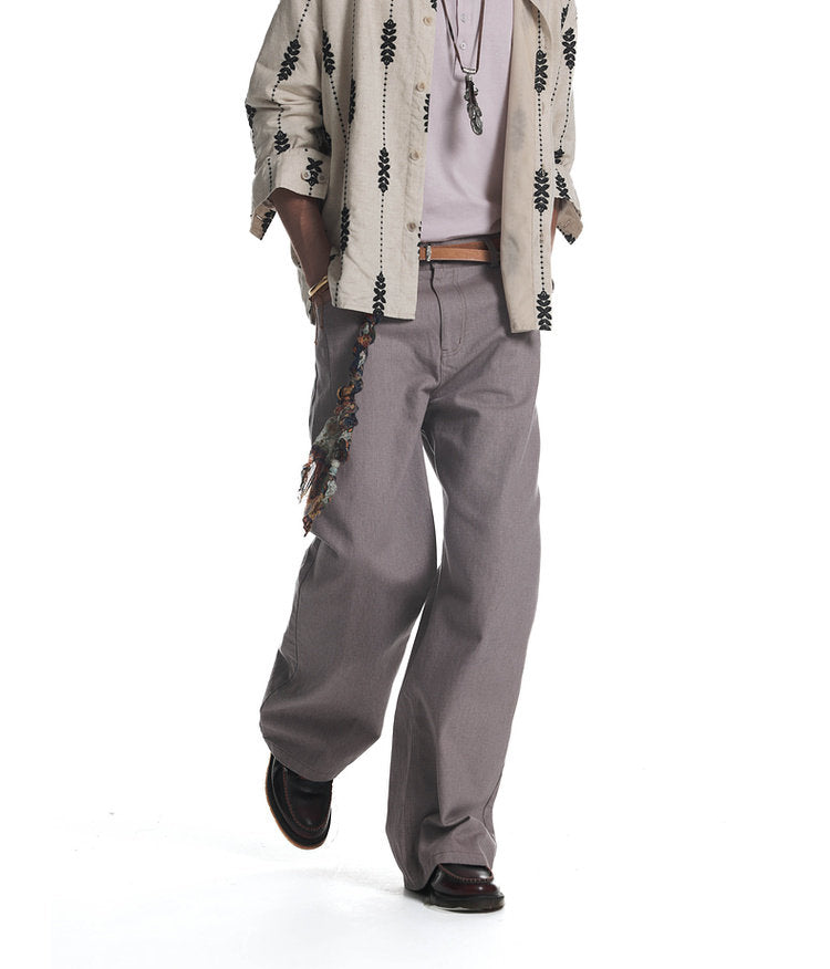 Distressed Casual Pants