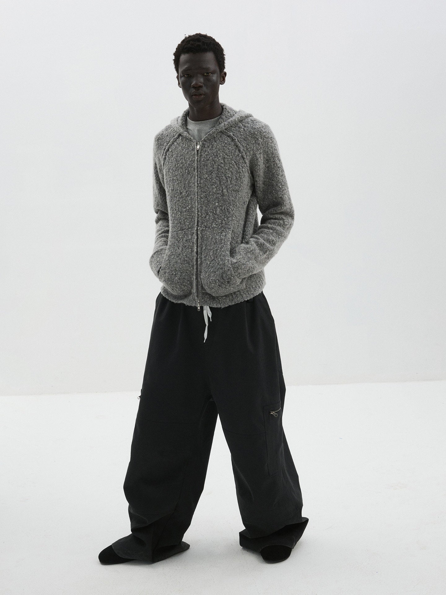 Casual Pants with Elastic Drawstring
