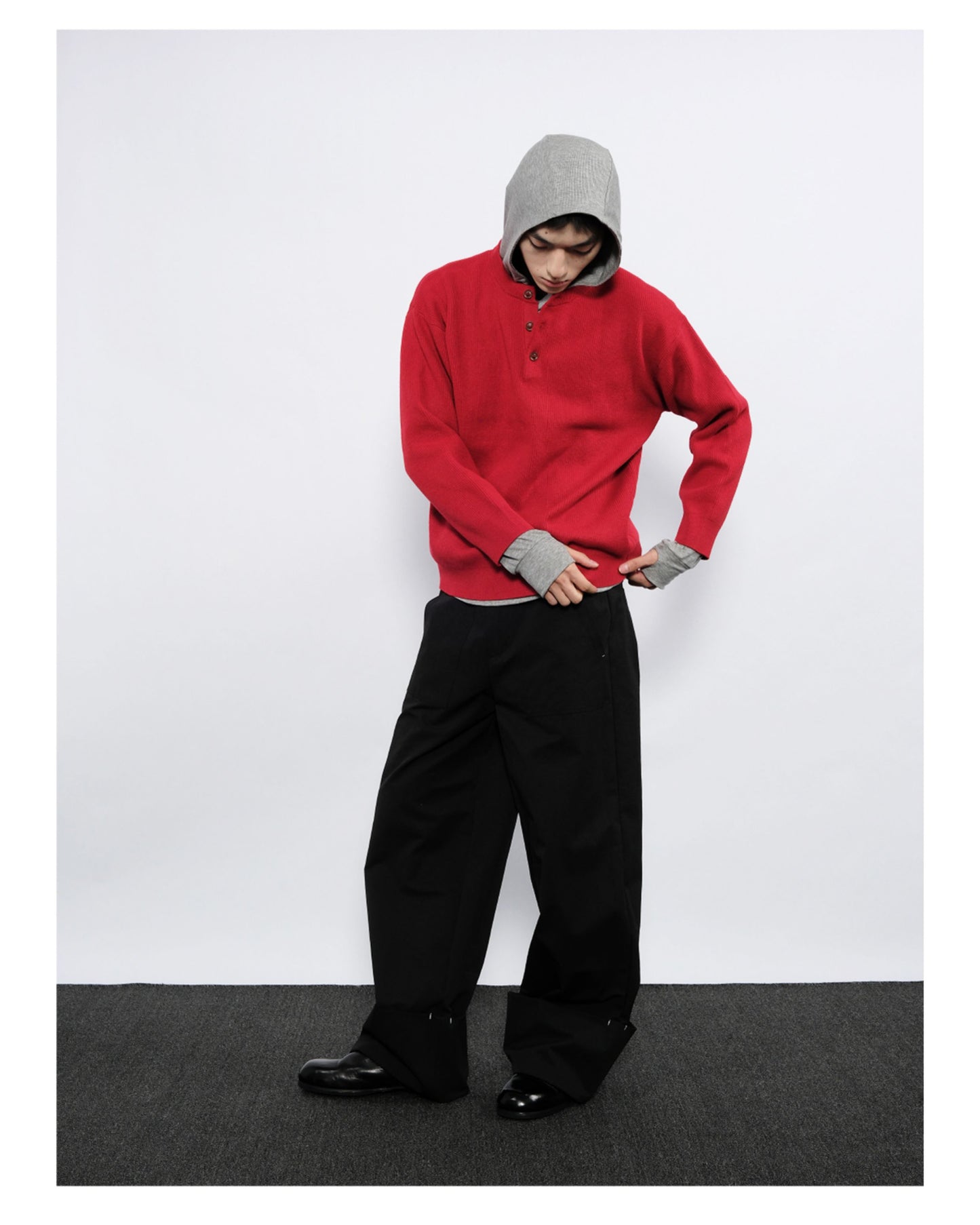Straight-Leg Casual Pants
