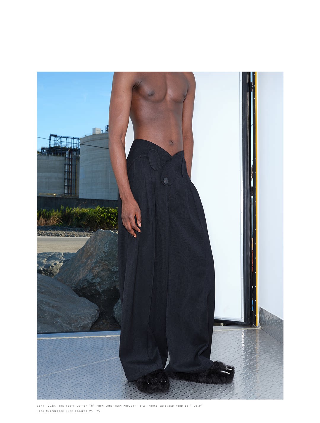 Irregular Waist Loose Casual Pants