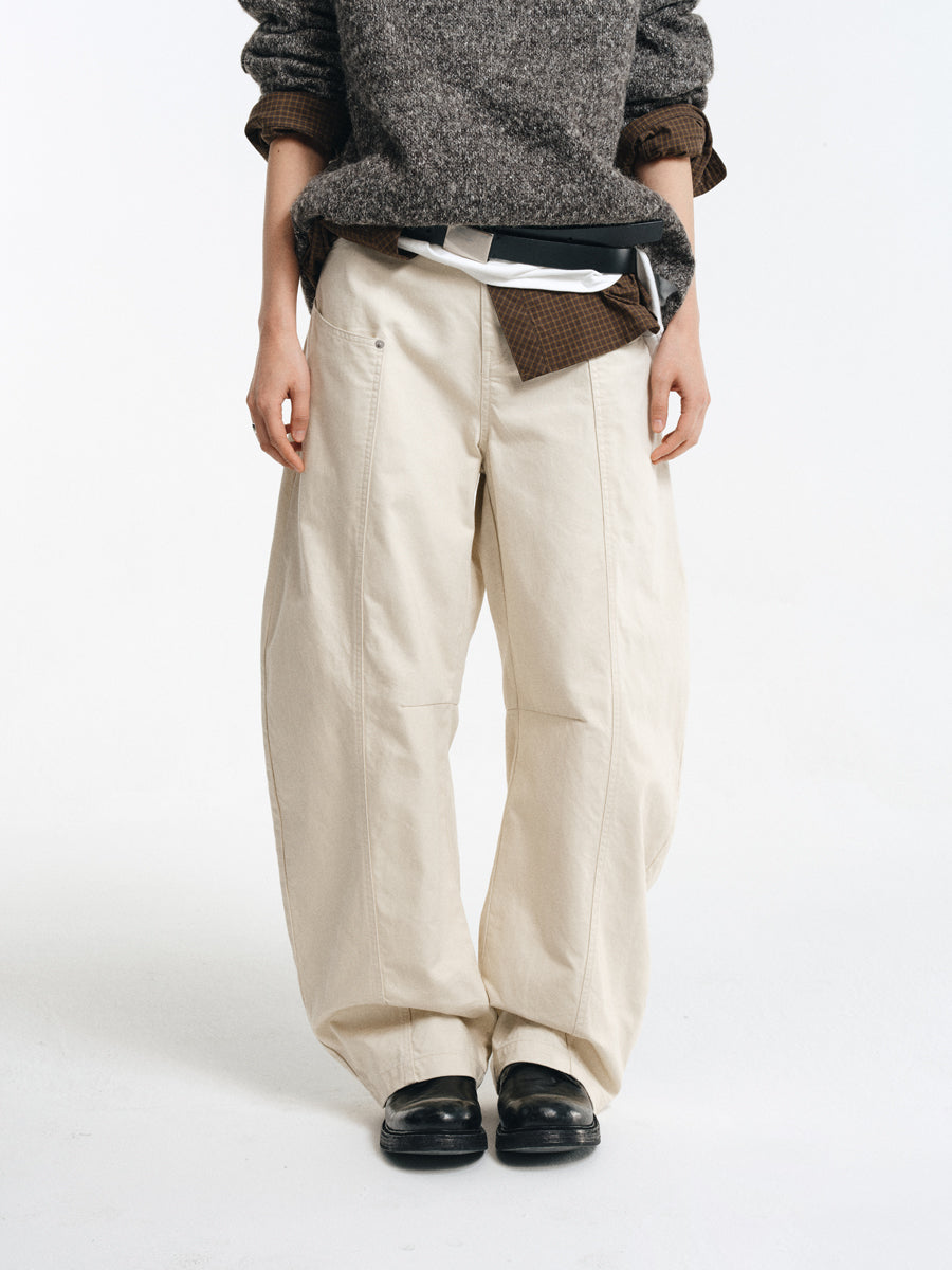 Cotton Rivet Casual Pants