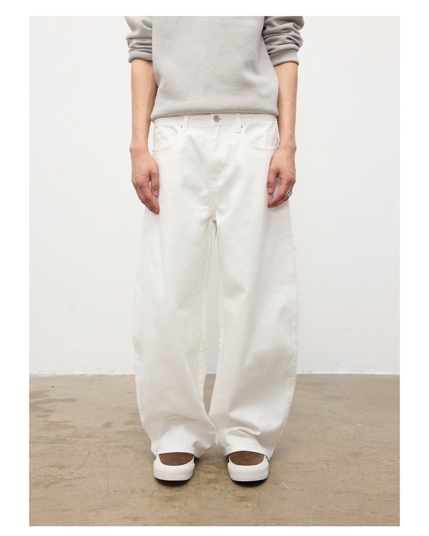 French Style Denim Pants