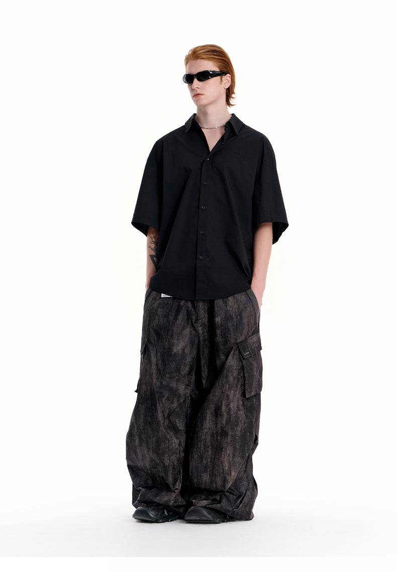 Letter print casual shirt