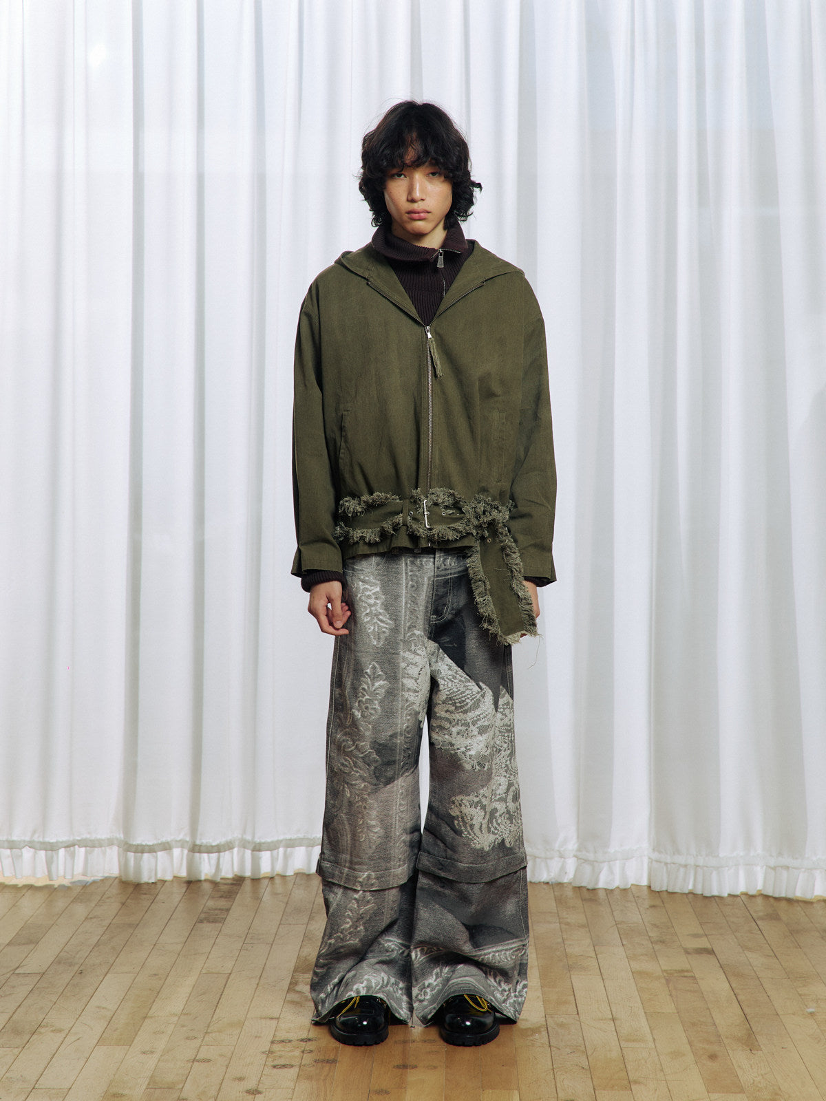 Tassel Large Hooded Jacket