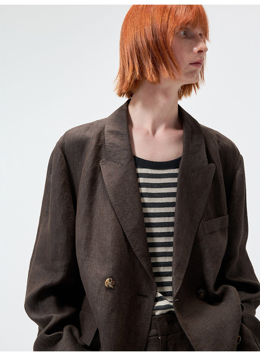 피크 라펠 재킷