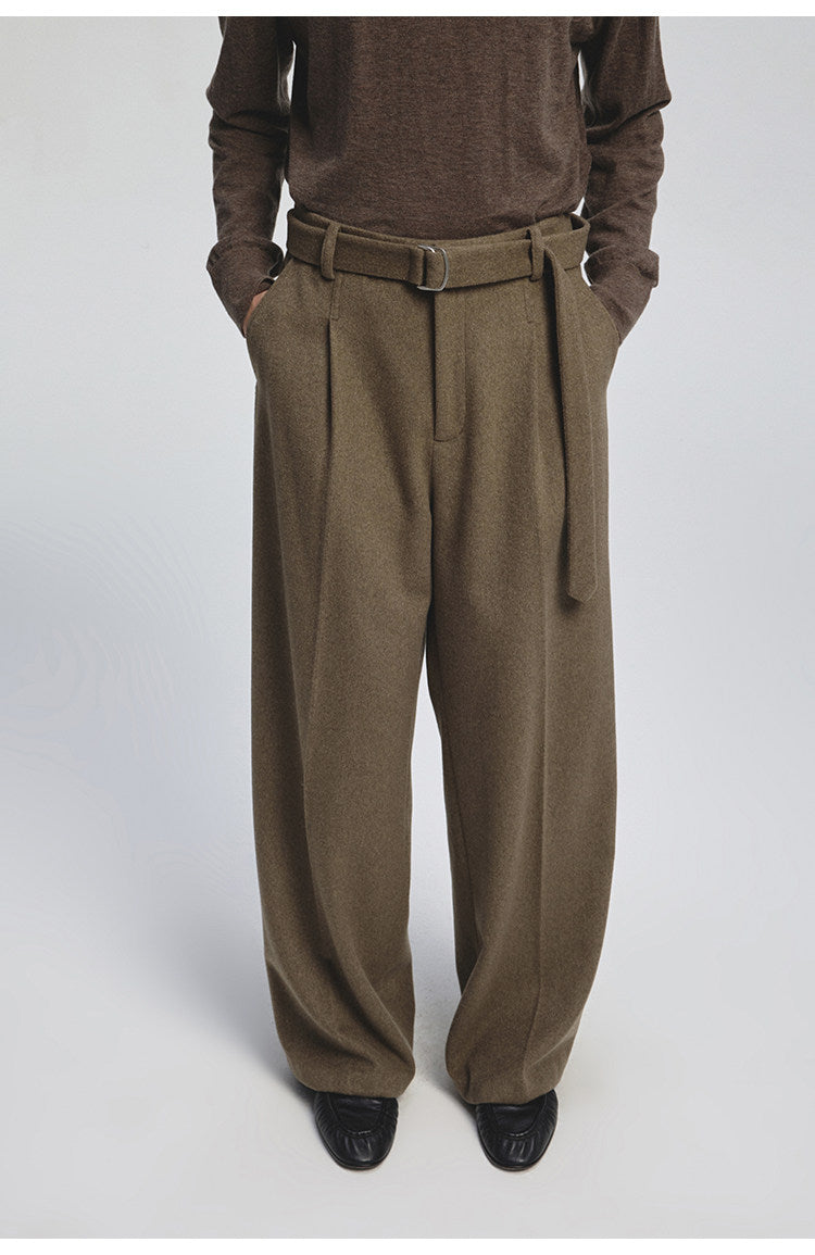 Adjustable Waistband Casual Pants