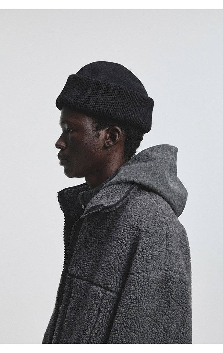 Multi-Pocket Short Fleece Jacket