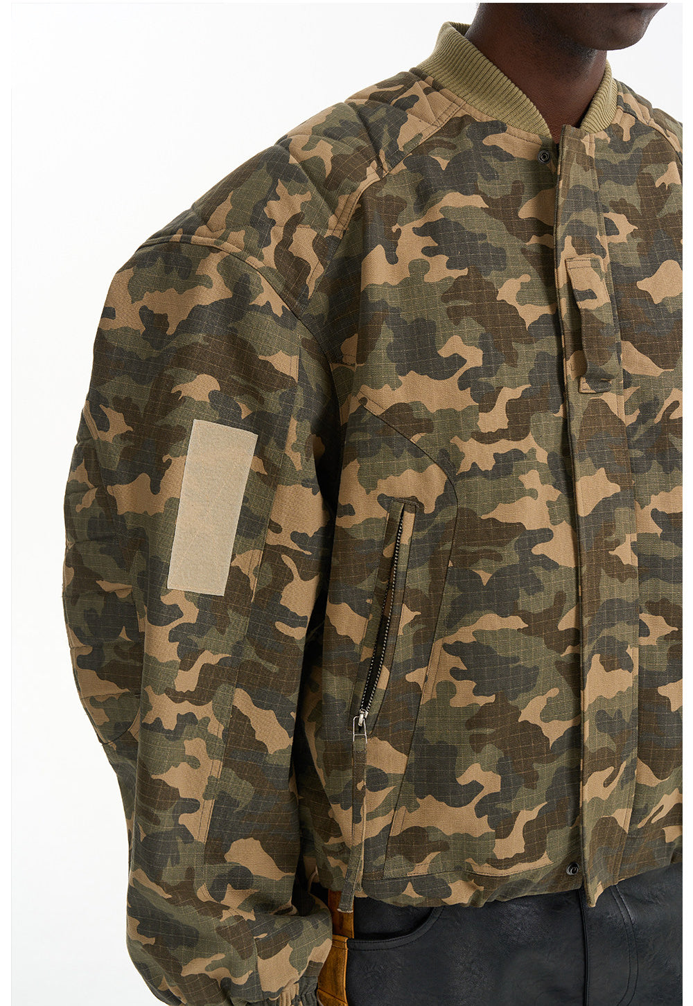 Oversized Camouflage Jacket