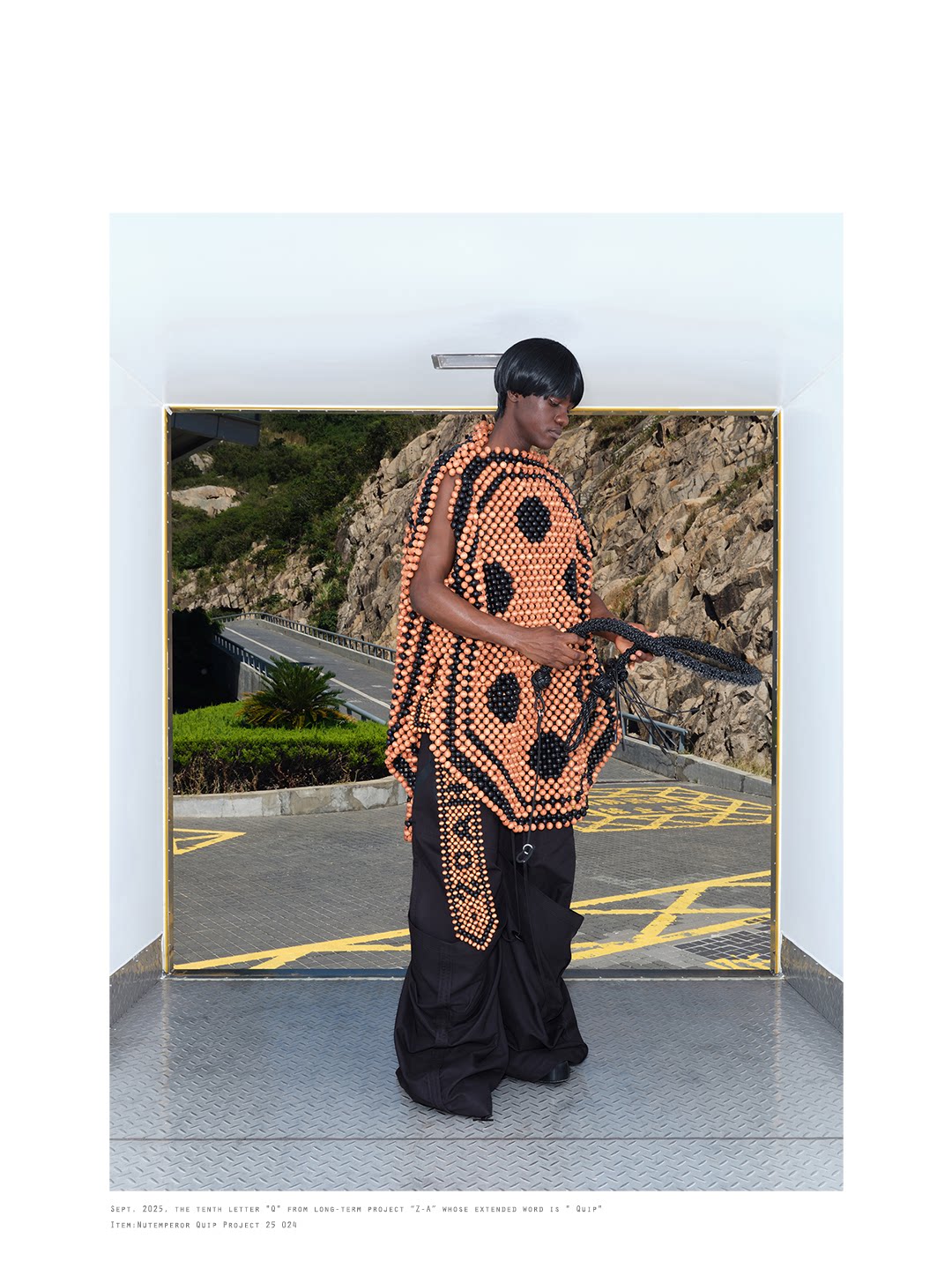 Elastic waistband casual pants