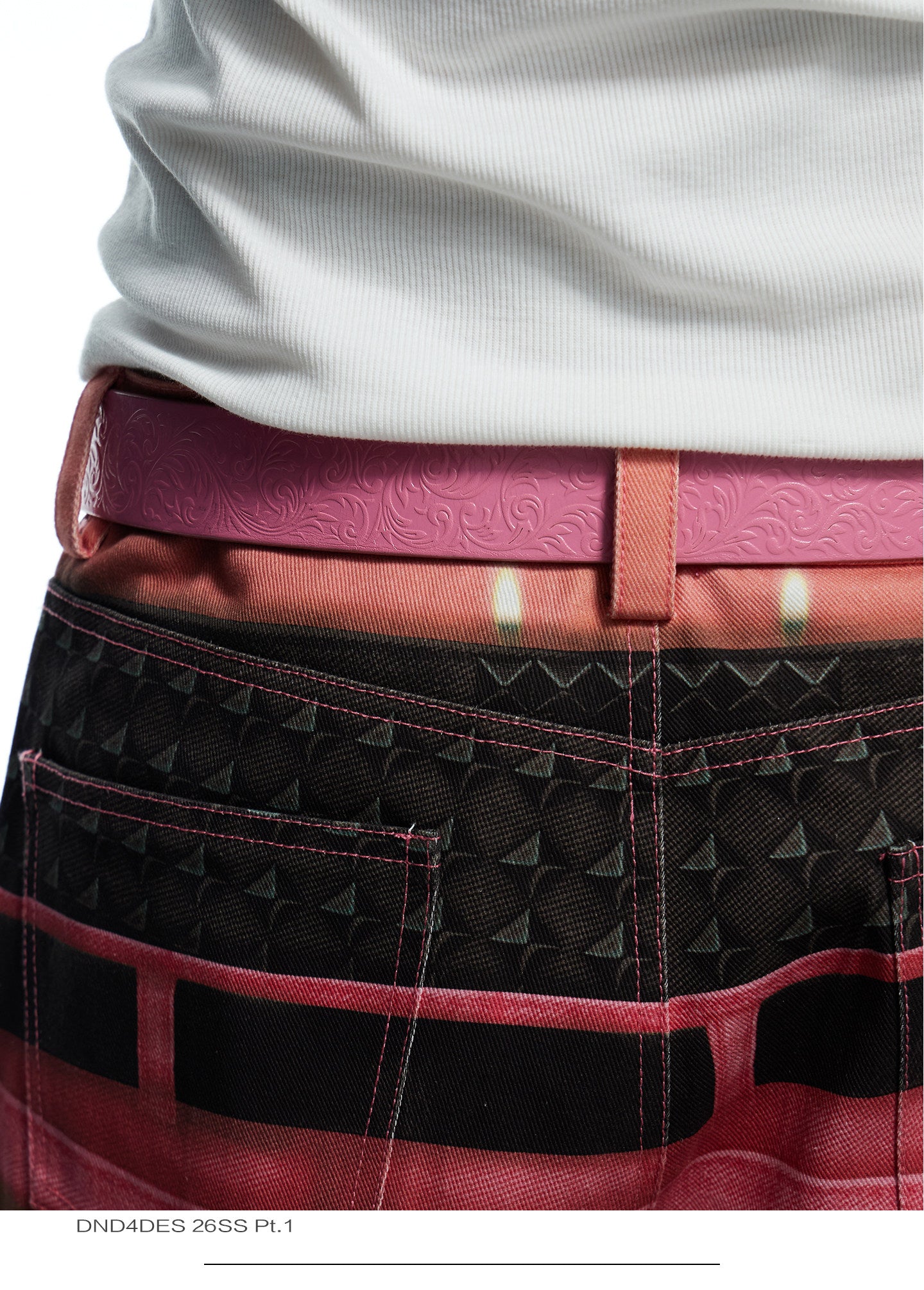 Pink Custom Buckle Belt