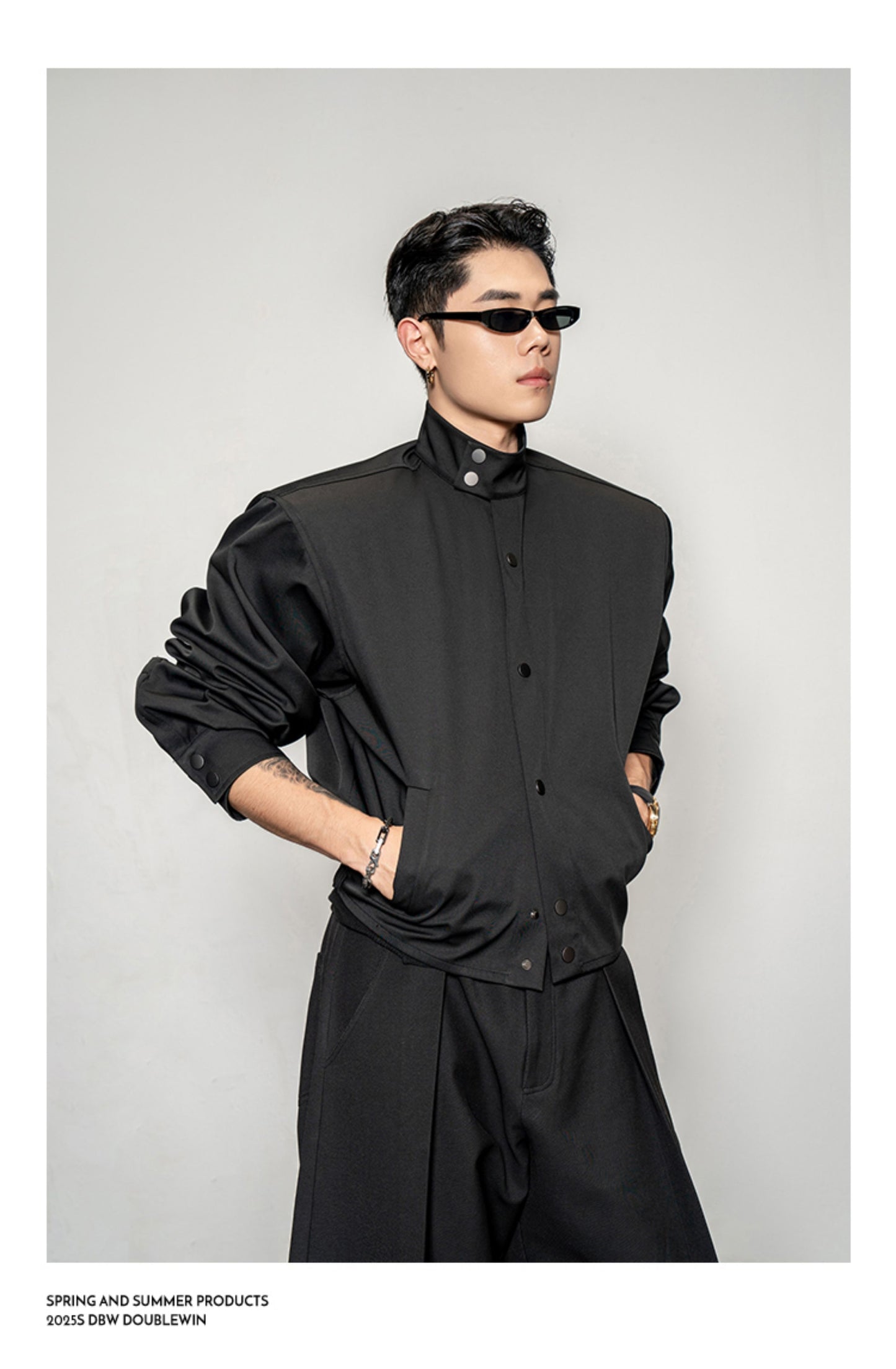 Straight-Waist Short Jacket