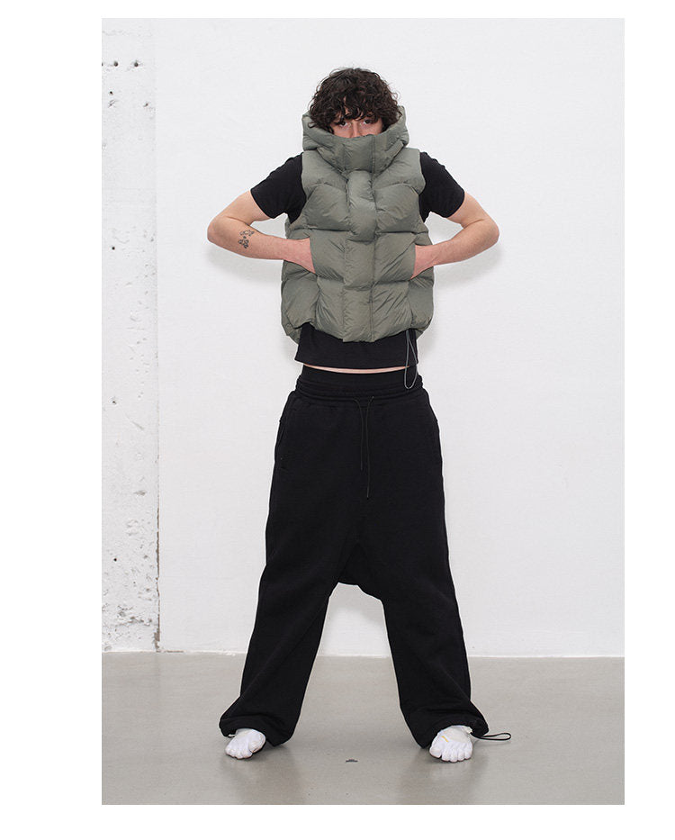 Adjustable Drop-Crotch Sweatpants