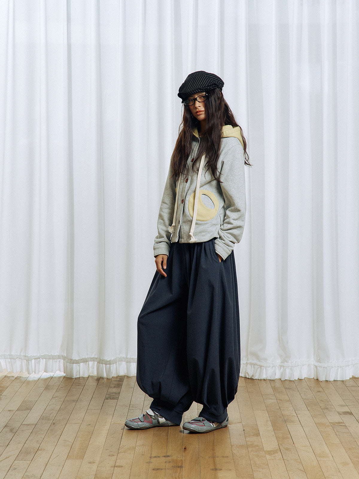 Pleated Balloon Pants