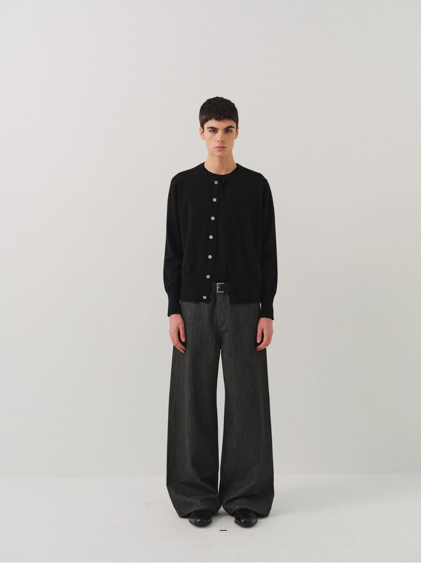 Wide-ribbed Cardigan