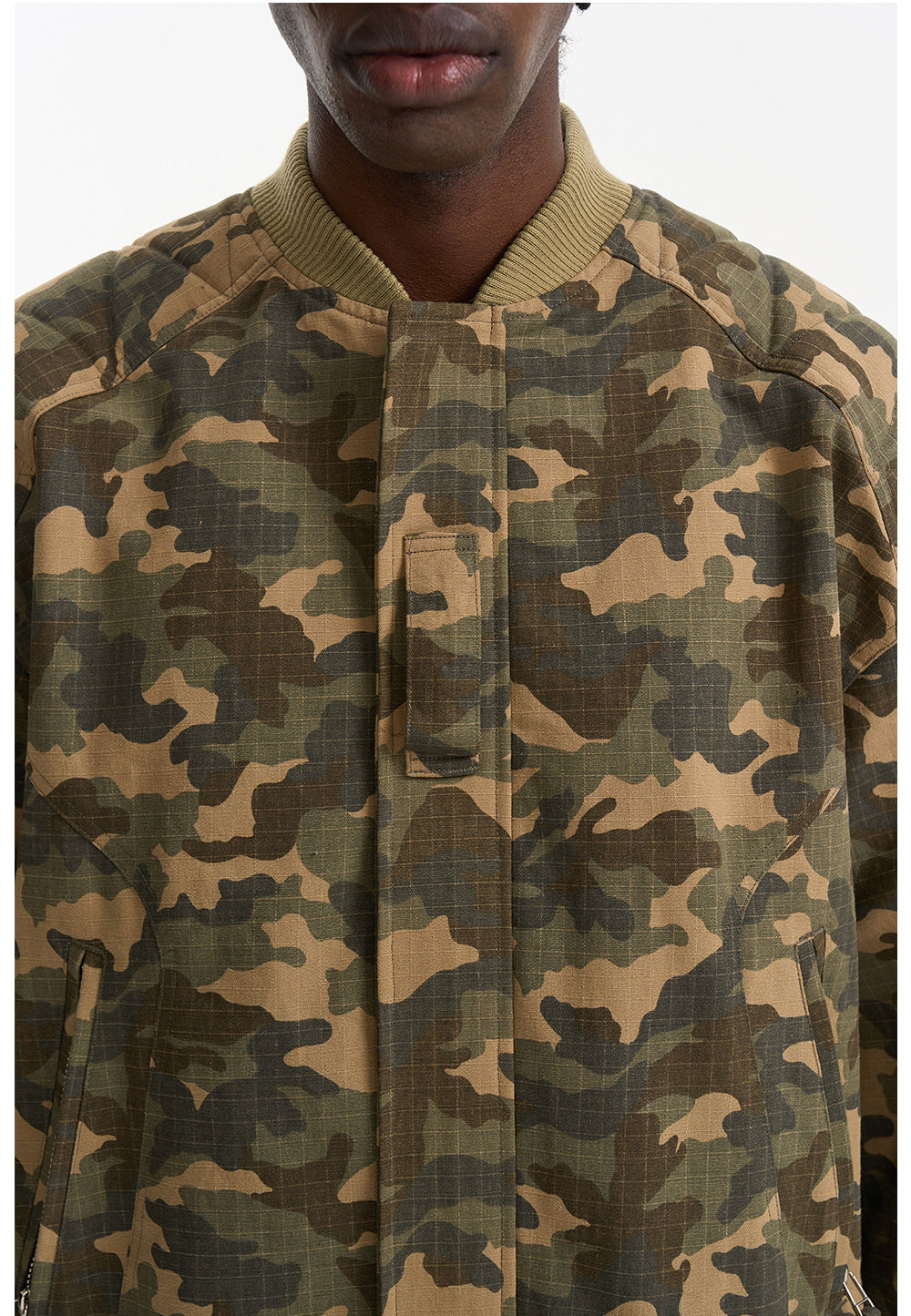 Oversized Camouflage Jacket