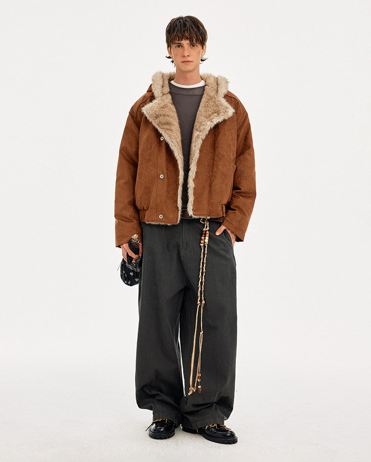 Hooded Mountain Carving Jacket