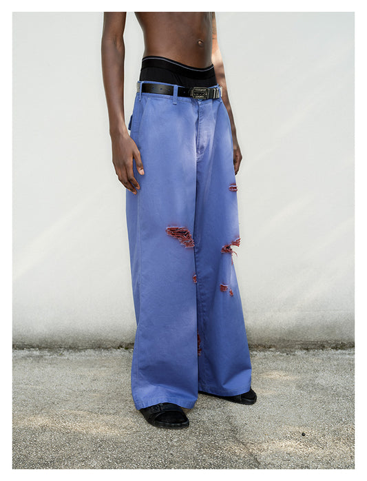 Spray Paint Casual Pants