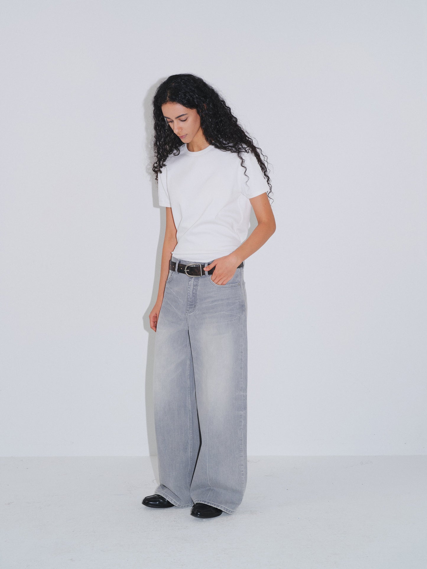 Wash-treated Loose-fit Jeans