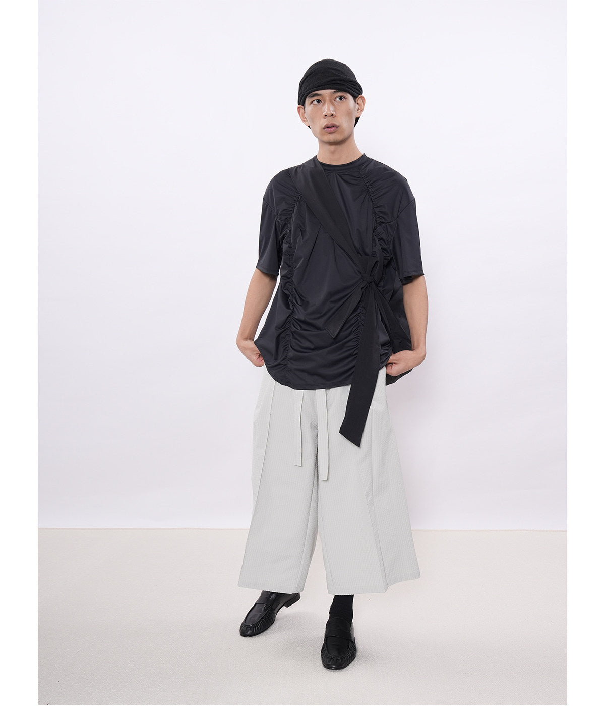 Pleated Workout T-Shirt