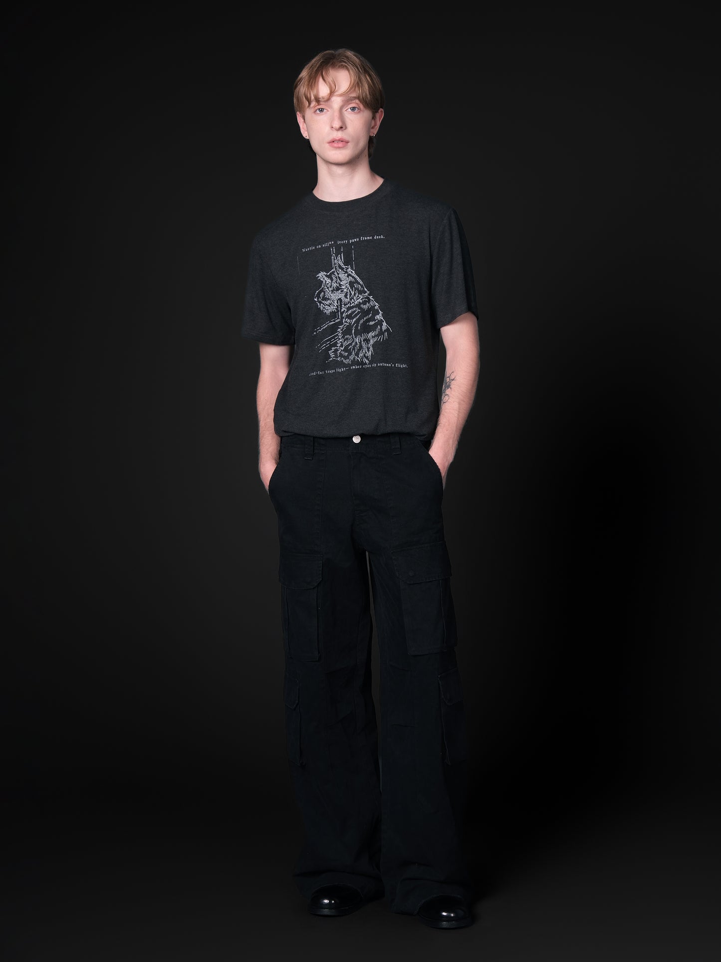 Short Wide Sleeve T-Shirt