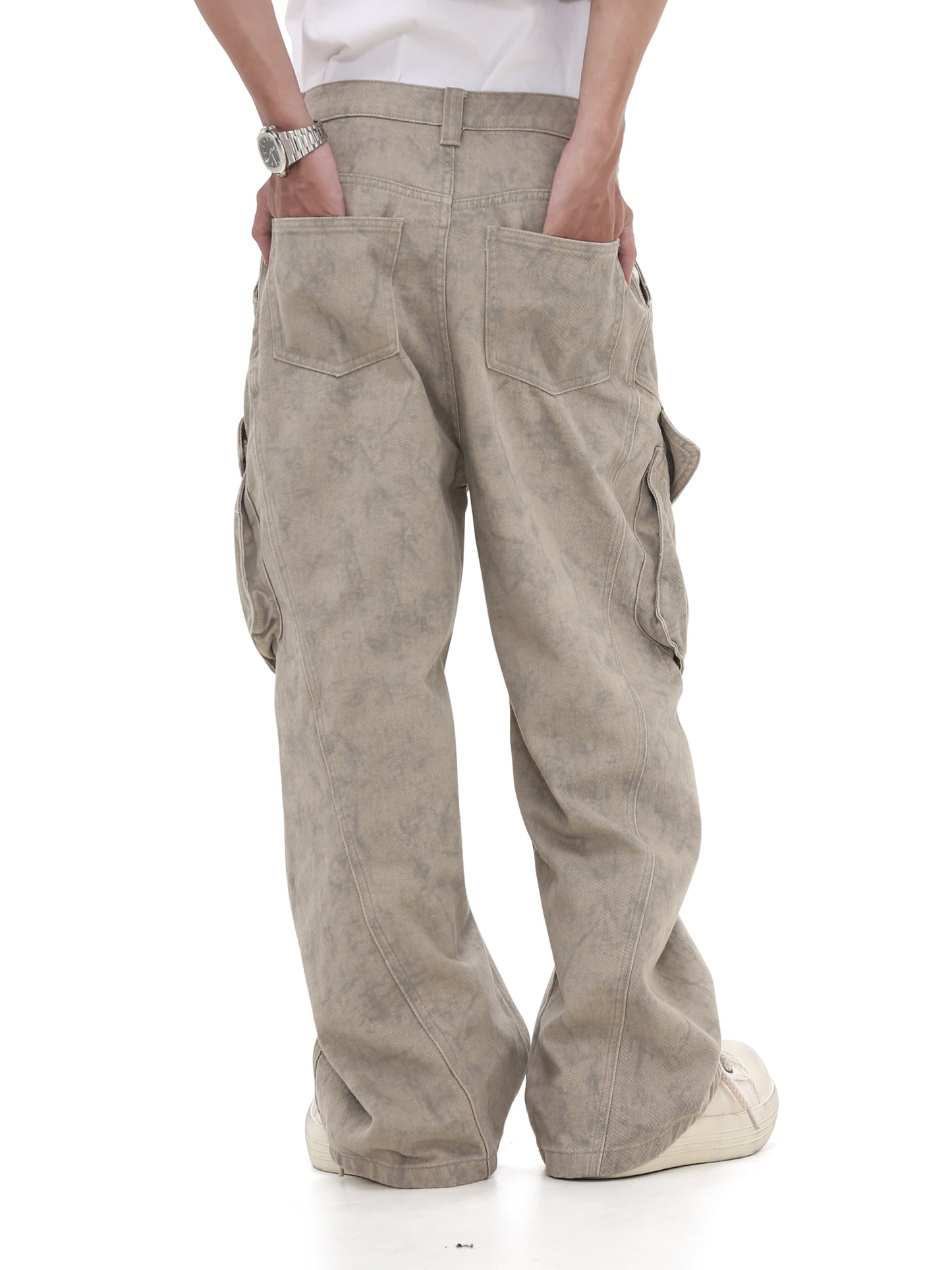 Heavy Duty Washed Casual Pants