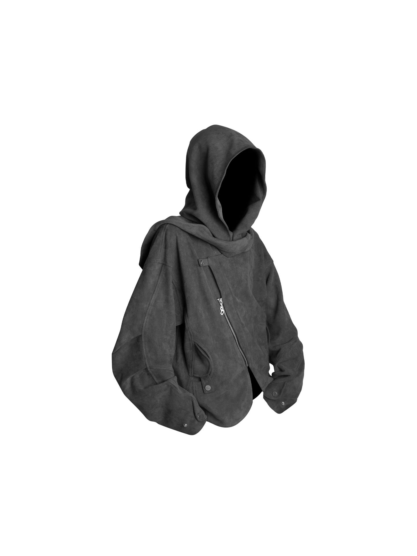 Suede Short-Length Loose Jacket