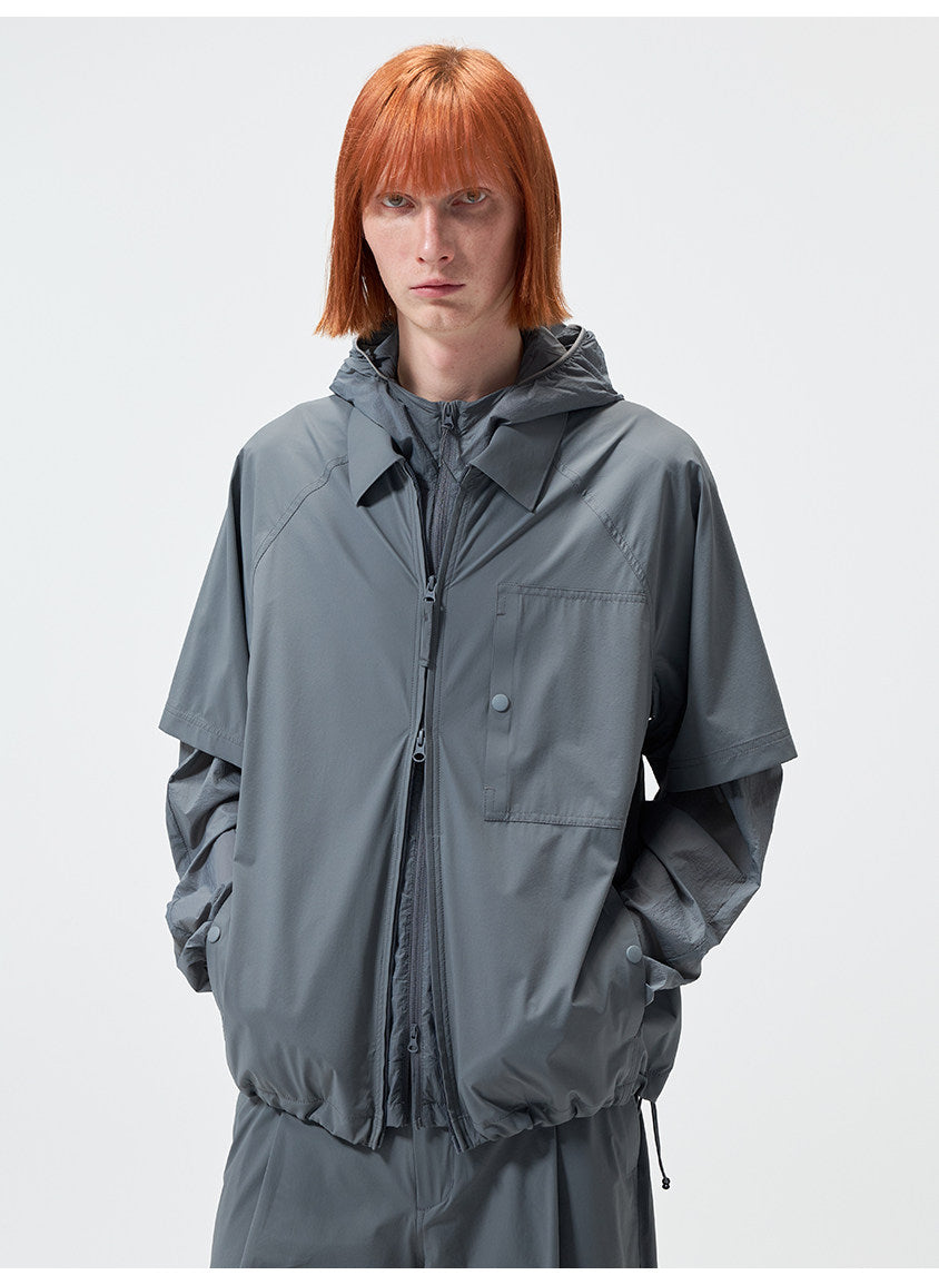 Hooded Skin Jacket