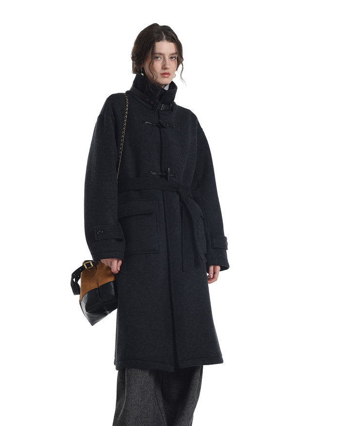 Toggle Button Wool Coat