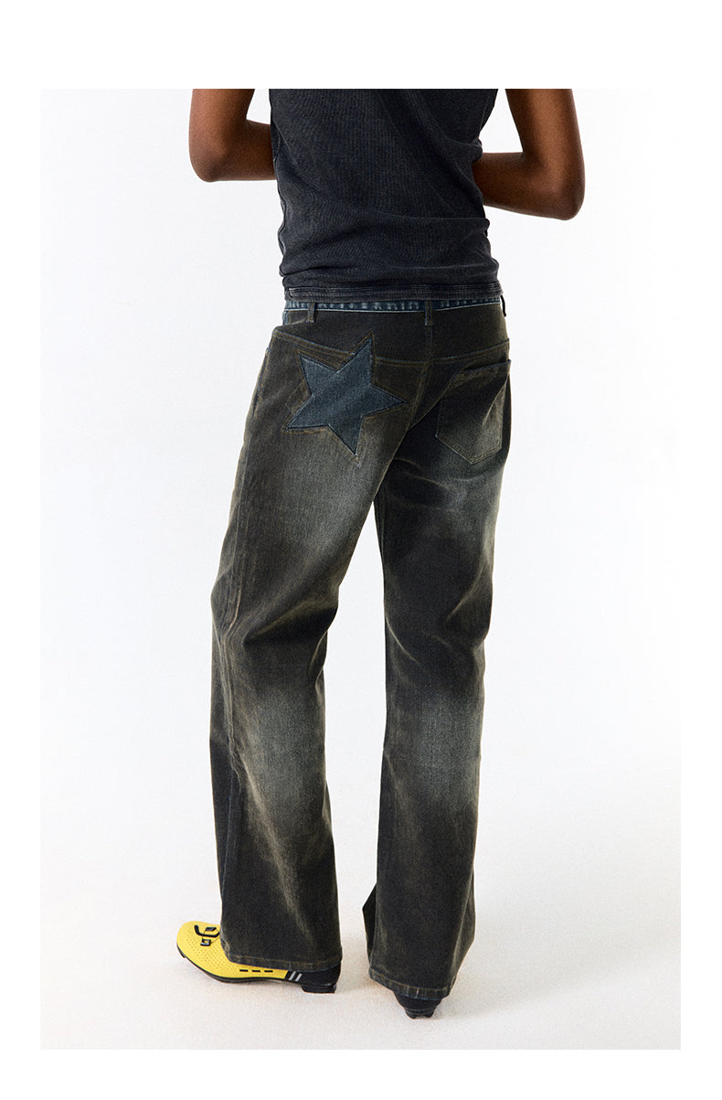 Star Retro Damage Wash Jeans