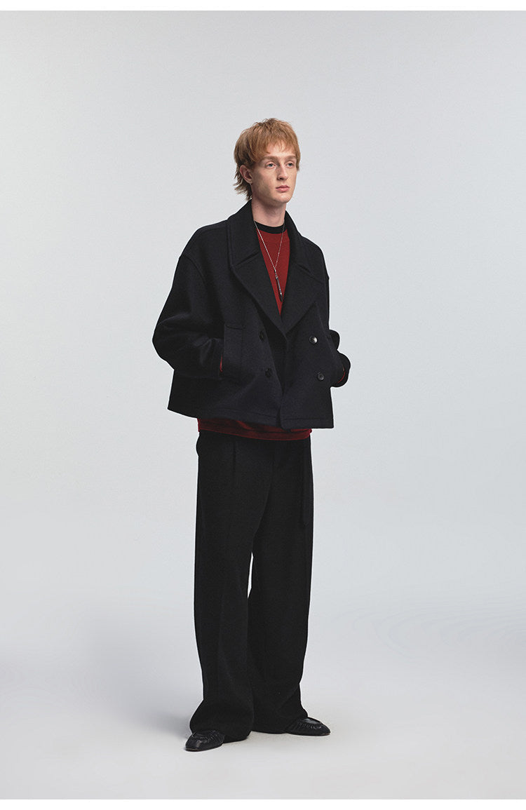 Classic Wide Lapel Jacket