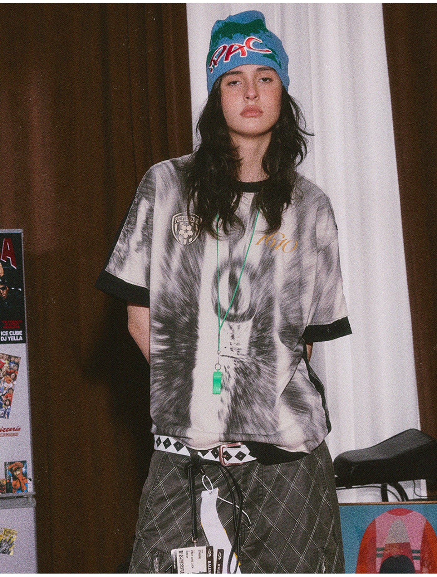 Gradient Fake Two-Piece T-Shirt
