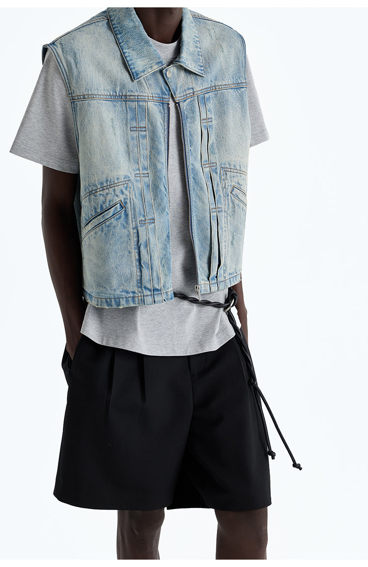 Metal buckle Hand-knitted accessories