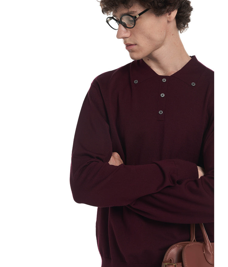 Fake Lapel Polo Shirt
