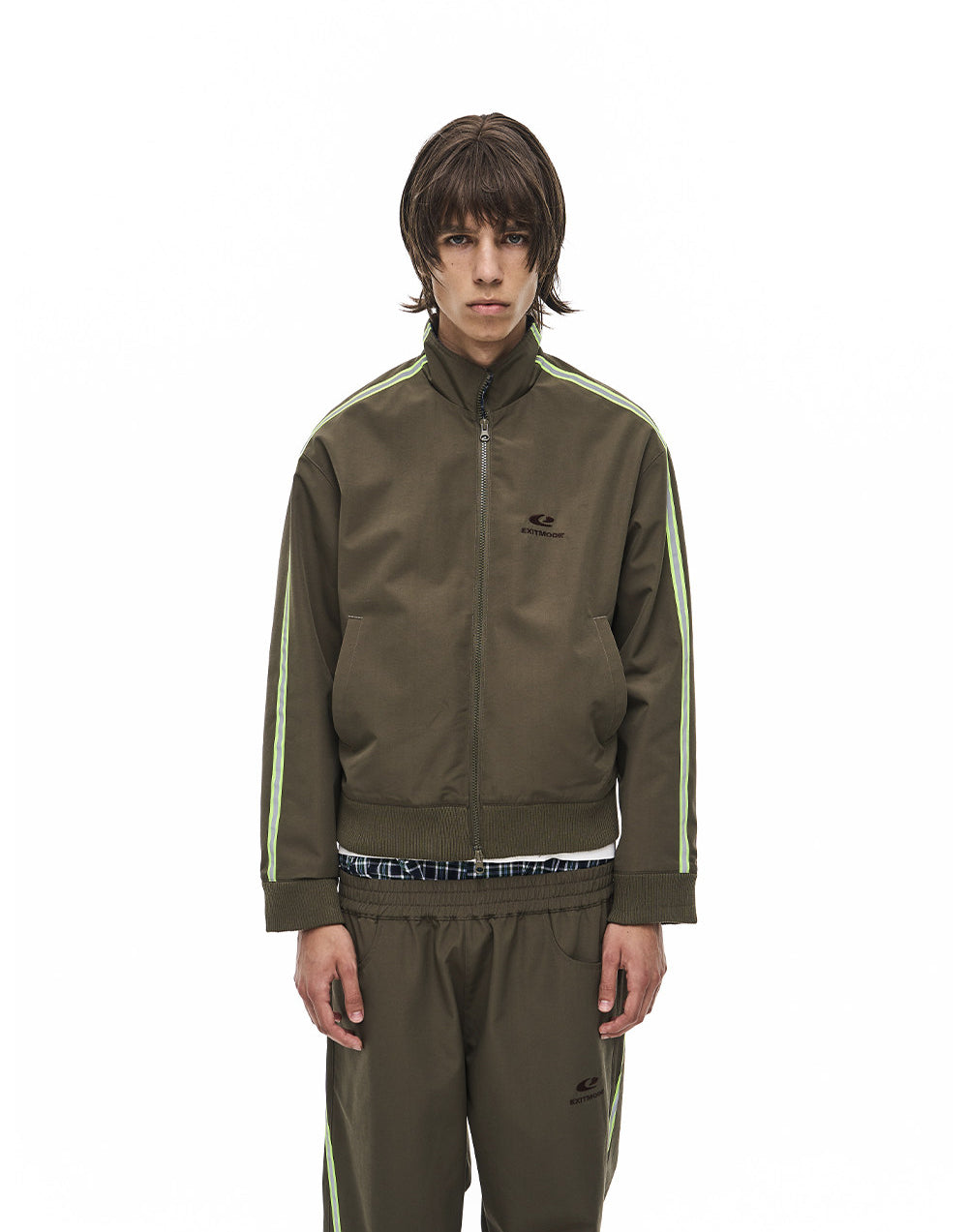 Vintage Reversible Stand-Collar Jacket