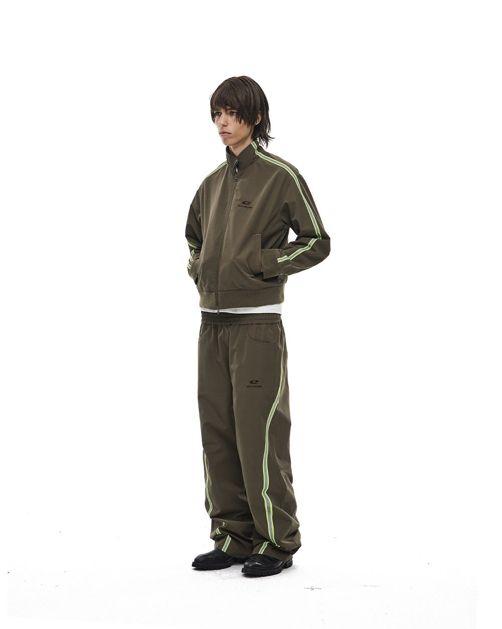 Vintage Reversible Stand-Collar Jacket