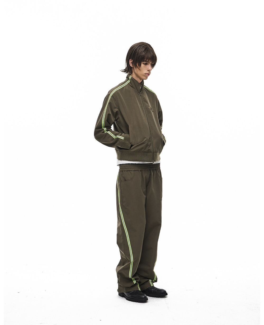 Vintage Reversible Stand-Collar Jacket