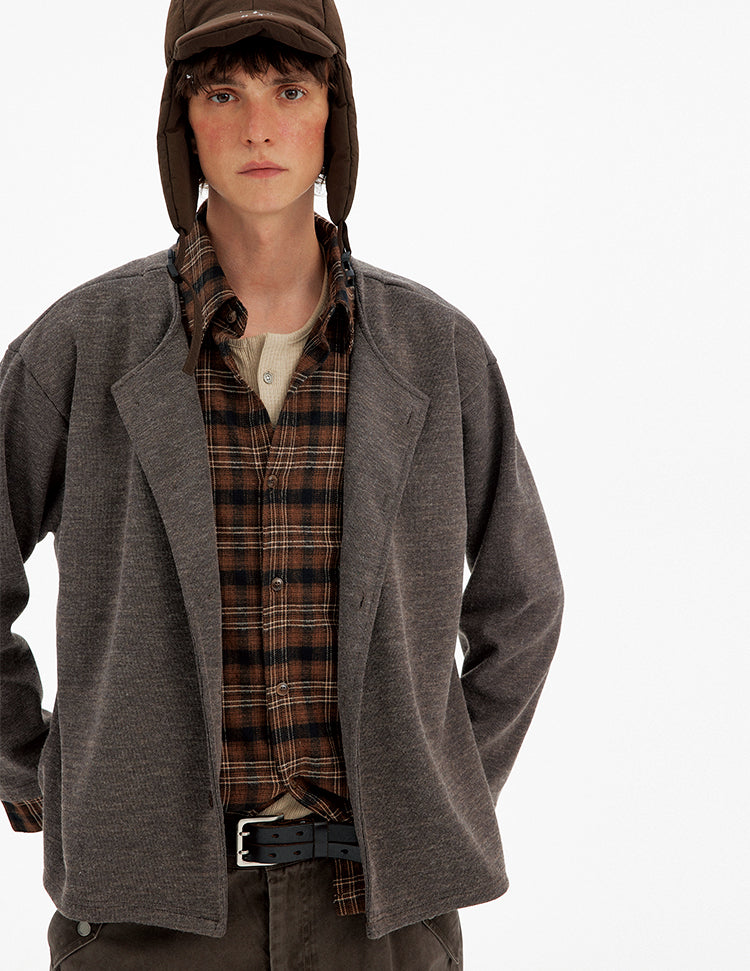 Patchwork Two-Piece Cardigan