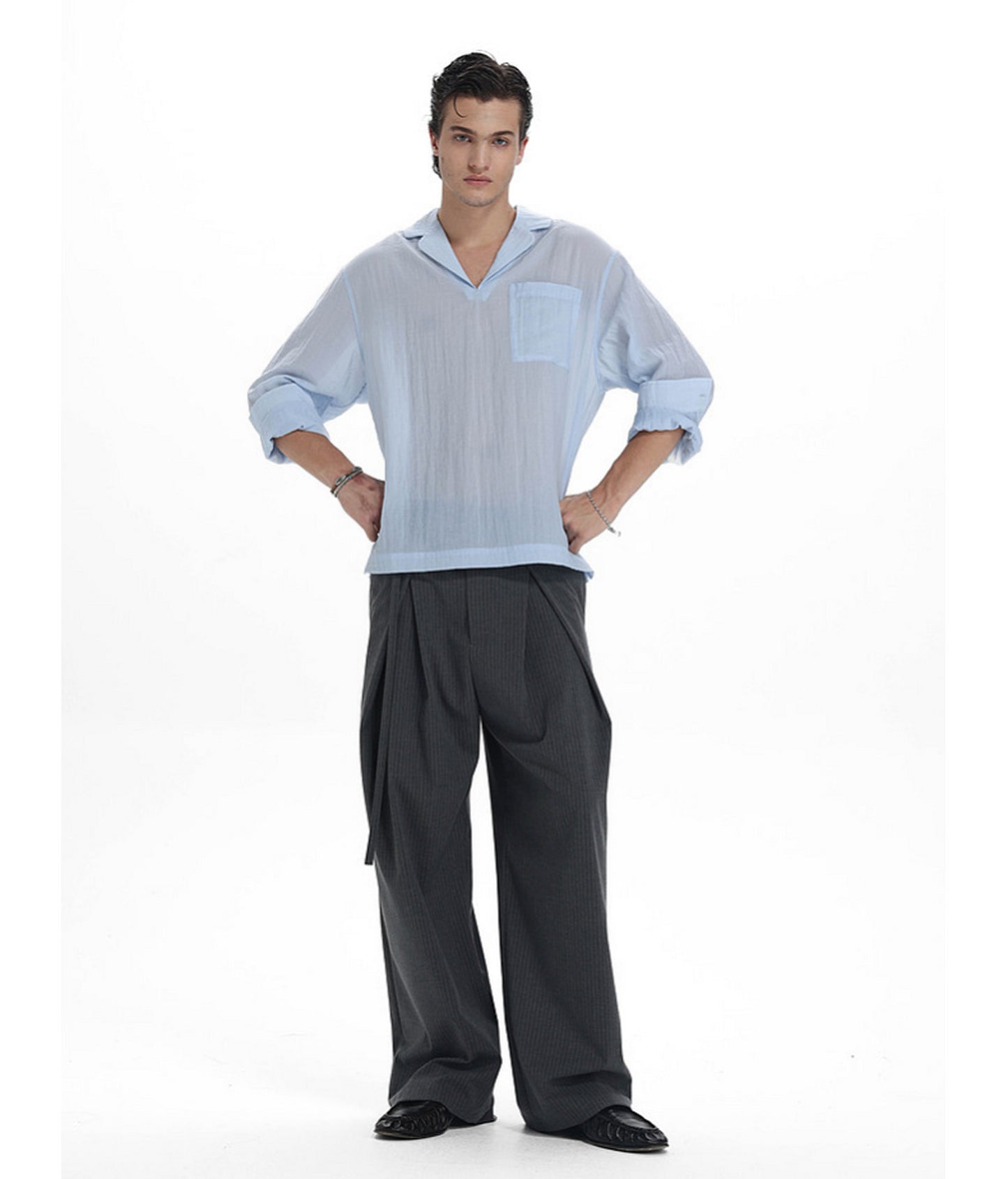 Cuban-Style Pullover Shirt