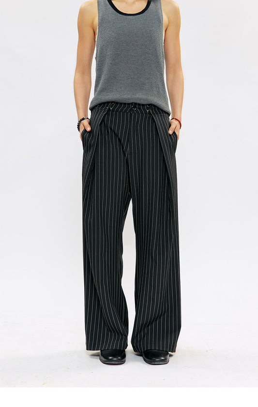 Breathable straight-fit casual pants